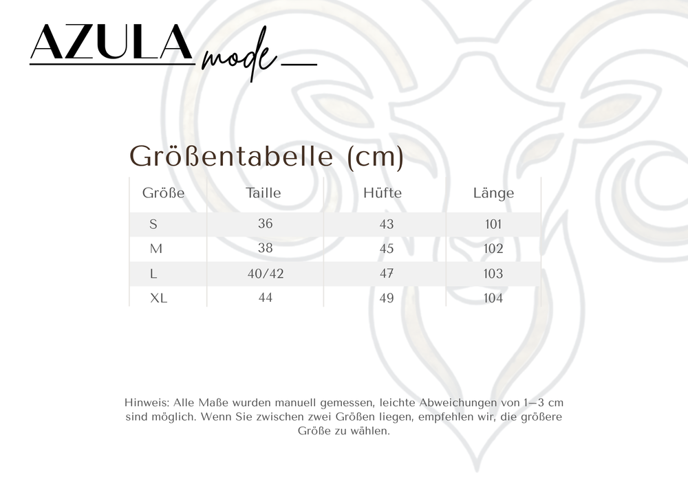 Größentabelle